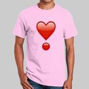 Heart Exclamation Emoji - Ultra Cotton ® 100% Cotton T Shirt